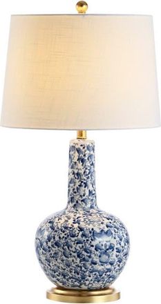 Jonathan Y Designs Chinois 30 Ceramic/Iron Classic Cottage LED Table Lamp, Blue/White at Nordstrom