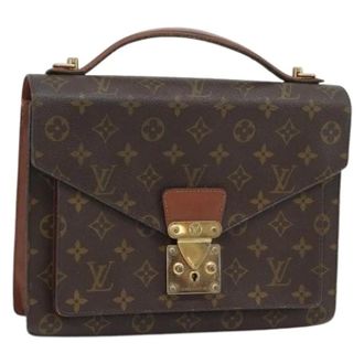 Louis Vuitton Pre-owned Handbags, female, Brown, Size: ONE SIZE Pre-owned Monceau 28 Hand Bag
