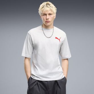 Puma T-shirt grafica Boxy Utility da uomo, Abbigliamento, Bianco, XXL