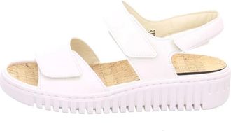 Waldl&auml;ufer Plateau Sandalen - Dames - Schoenen - Wit - Maat: 41 EU Leer