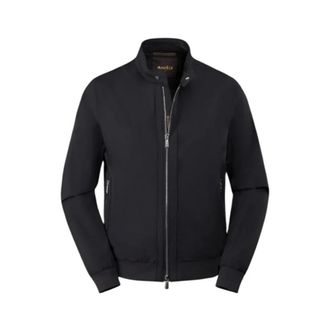 Moorer Alberti-Kn Bomberjack - Heren - Zomerjassen - Blauw - 4XL - Polyester - Jassen