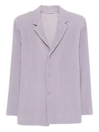 Homme Plissé Issey Miyake Blazer met enkele rij knopen - Grijs