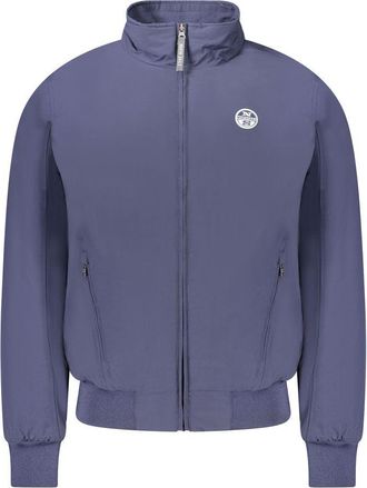 North Sails Blue Polyester Mens Bomber Mens Jacket