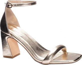 Chinese Laundry Womens Velma Metallic Dress Sandal In Gold