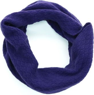 Portolano Basketweave Stitch Cashmere Infinity Scarf in Uva Violet at Nordstrom Rack