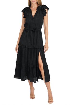 Love Token Sidney Midi Dress In Black