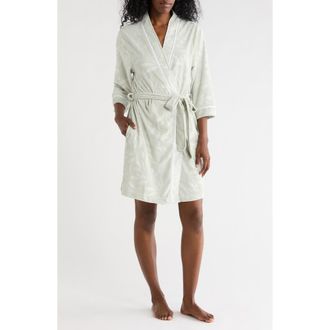 Jaclyn Embossed Honey Knit Robe in Embossed Fleury at Nordstrom Rack, Size Large/x-Large