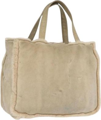 Chanel Pre-owned Canvas Tote Bag - Dames - Vintage Shopper - Beige - ONE Size - Vintage