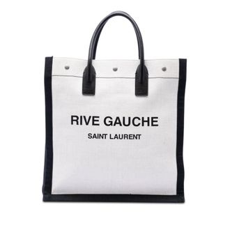 Saint Laurent Pre-owned Saint Laurent Linen Rive Gauche North South Tote Unisex FLPPKRBKU2GD5G79