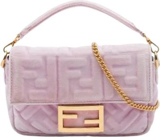 Fendi Pre-owned Baguette - Dames - Vintage Schoudertas - Roze - ONE Size - Leer - Vintage
