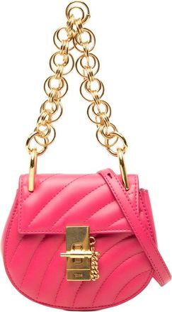 Chlo&eacute; Pre-owned Chloe Nano Quilted Leather Drew Bijou Satchel Ladies 7CUIQWCSX2AS8THV