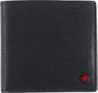 Kiton Default Title - Heren - Portefeuilles - Zwart - ONE Size - Leer - Accessoires