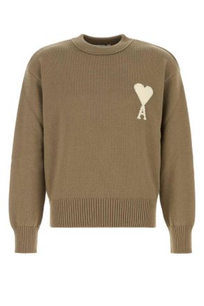 Ami Ami Cappuccino Wool Blend Sweater