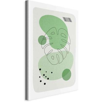 OEM Imagen - Est&eacute;tica Verde De La Monstera (1 Pieza) Vertical
