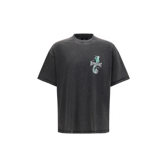 Represent Grijze Katoenen T-Shirt