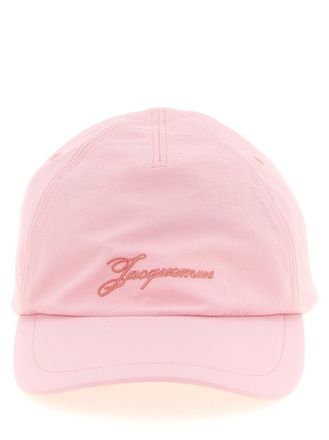 Jacquemus Pink Logo Baseball Hat