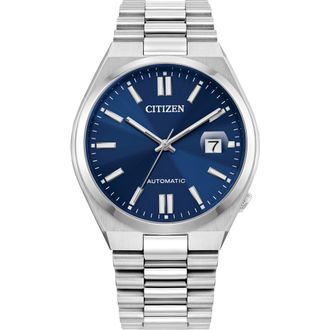 Citizen TSUYOSA Automatic Bracelet Watch, 40mm in Silver-Tone Blue at Nordstrom