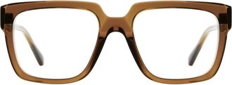 Kuboraum Mask K3 GD - Gianduia RX - Dames - Brillen - Bruin - ONE Size - Accessoires