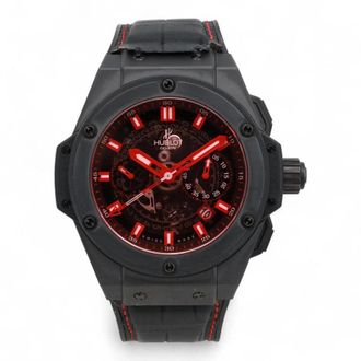 Hublot Pre-owned Hublot Big Bang King Power Red Magic Chronograph Red Dial Mens Watch 701.CI.1123.GR