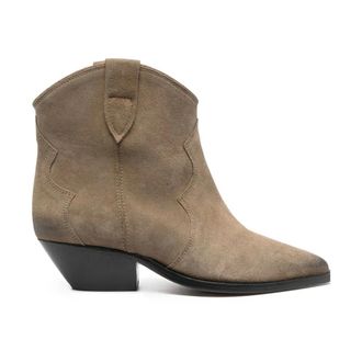 Isabel Marant Beige Ankle Boots for Women - female - Isabel Marant - Cowboy & Biker Boots - Beige - 3 UK - Shoes