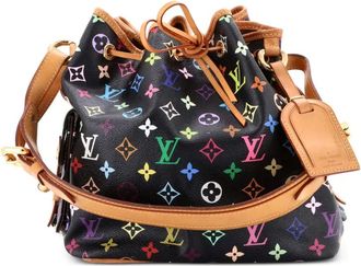 Louis Vuitton Petit Noe Handbag Monogram Multicolor bucket bag - Zwart