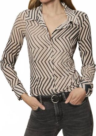 Sanctuary Femme Knit Shirt In Frost