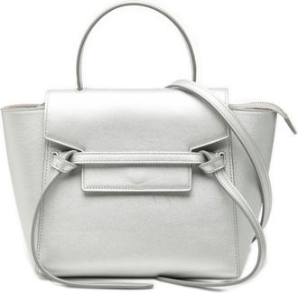 Celine Pre-owned Celine Nano Laminated Calfskin Belt Bag Ladies S-GA-4108