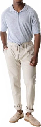 Eleventy Soft Jogger Pant In Sand