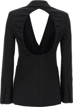 Max Mara Womens Black Viscose Blazer Clothing