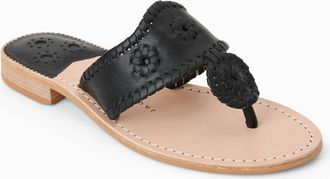 Jack Rogers Womens Jacks Sandal In Black