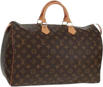 Louis Vuitton Pre-owned Handbags, female, Brown, Size: ONE SIZE Pre-owned Canvas Handbag