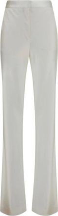 Tom Ford Tiny Polka Dot Bias Straight Pants - Dames - Broeken - Wit - Maat: 3XS Zijde