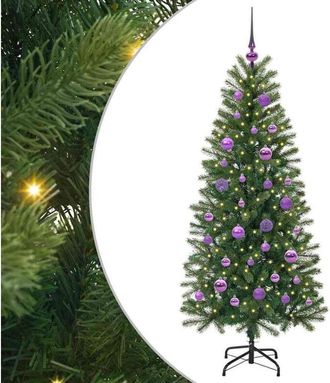 vidaXL &Aacute;rbol De Navidad Artificial Con 150 Led Verde 150 Cm Pe Y Pvc Vidaxl