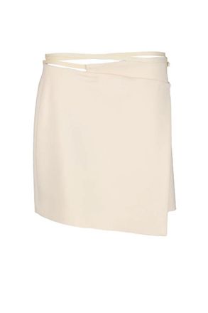 Sportmax Mini Skirt Wool/Elastane - Peach