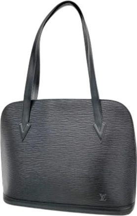 Louis Vuitton Pre-owned Shoulder Bags, female, Black, Size: ONE SIZE Pre-owned Lussac Shoulder Bag