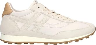 Hogan H699 Allacciato H - Heren - Sneakers - Beige - 38 EU - Leer - Schoenen