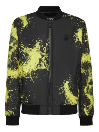 Plein Sport Splash bomberjack - Zwart