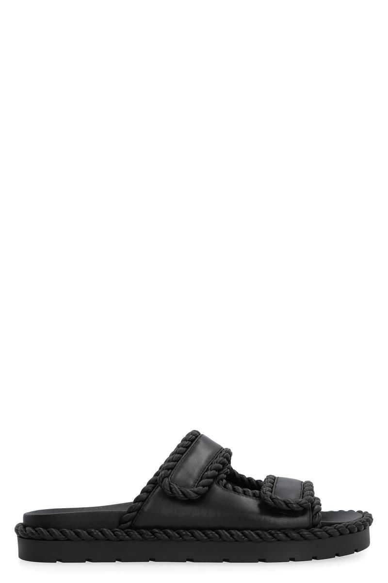 サンダル・ミュール BOTTEGA VENETA Black nappa leather Cushion sandals Bottega Veneta Black nappa leather Cushion sandals (BOTTEGA