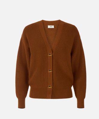 Elisabetta Franchi vest met juweelknopen