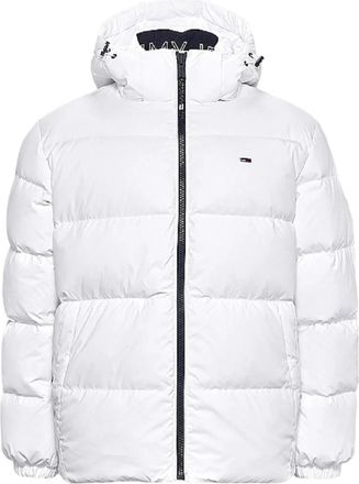 Tommy Jeans Donsjas - Heren - Winterjassen - Wit - XL - Polyester - Jassen