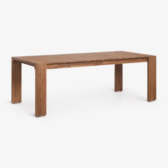 Sklum Tavolo Da Pranzo Rettangolare 220x100 Cm In Legno Di Acacia Mirelen Sklum