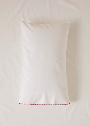 Mango Federa per cuscino culla in cotone con dettaglio a contrasto 30x50 cm bianco avorio - Home - 30x50cm - MANGO HOME