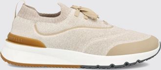 Brunello Cucinelli Bicolour Stretch Technical Fabric Low-Top Trainers