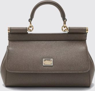 Dolce & Gabbana Mini borsa a mano Sicily in pelle di vitello a grana