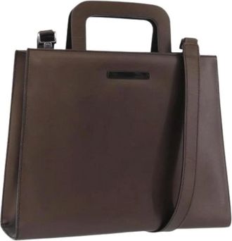 Gucci Pre-owned Handbags, female, Brown, Size: ONE SIZE Pre-owned Vintage Hand Bag