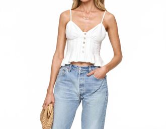 L*Space Clover Top In White