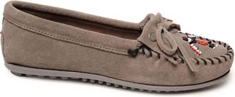 Minnetonka Womens Thunderbird Animikii Moccasin In Grey