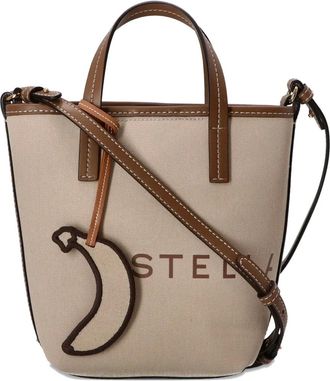 Stella McCartney Borsa tote con stampa - Toni neutri