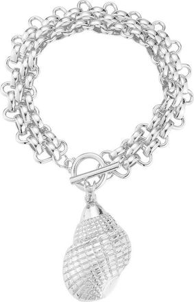 Sphera Milano Silver Plated Toggle Bracelet