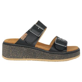 Pikolinos Alzira Sandal - Dames - Sleehakken - Zwart - 37 EU - Schoenen